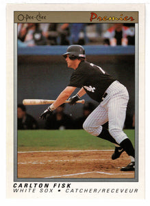 Carlton Fisk - Chicago White Sox (MLB Baseball Card) 1991 O-Pee-Chee Premier # 45 NM/MT