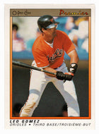 Leo Gomez - Baltimore Orioles (MLB Baseball Card) 1991 O-Pee-Chee Premier # 52 NM/MT