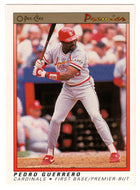 Pedro Guerrero - St. Louis Cardinals (MLB Baseball Card) 1991 O-Pee-Chee Premier # 58 NM/MT