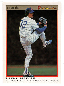 Danny Jackson - Chicago Cubs (MLB Baseball Card) 1991 O-Pee-Chee Premier # 68 NM/MT