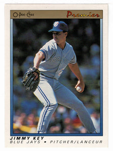 Jimmy Key - Toronto Blue Jays (MLB Baseball Card) 1991 O-Pee-Chee Premier # 71 NM/MT