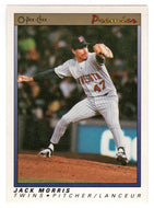 Jack Morris - Minnesota Twins (MLB Baseball Card) 1991 O-Pee-Chee Premier # 84 NM/MT