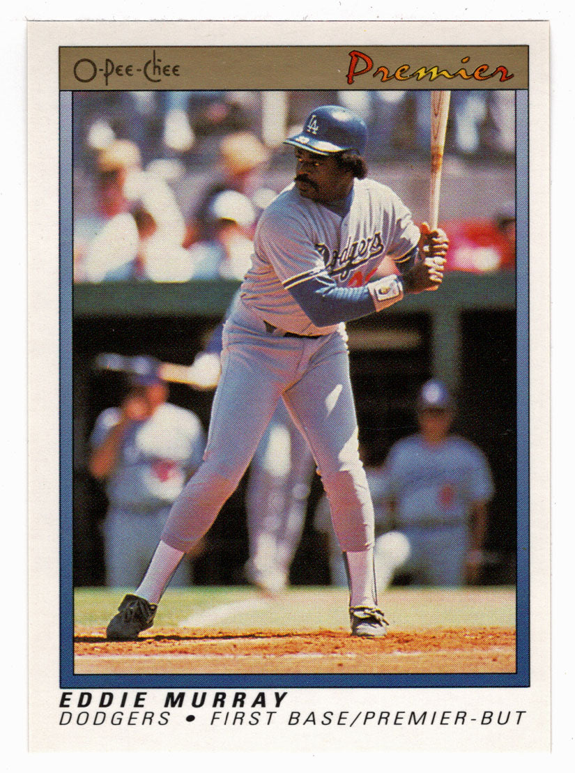 Eddie Murray -  Los Angeles Dodgers (MLB Baseball Card) 1991 O-Pee-Chee Premier # 86 NM/MT