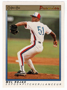 Mel Rojas - Montreal Expos (MLB Baseball Card) 1991 O-Pee-Chee Premier # 101 NM/MT