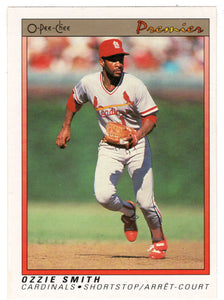 Ozzie Smith - St. Louis Cardinals (MLB Baseball Card) 1991 O-Pee-Chee Premier # 112 NM/MT
