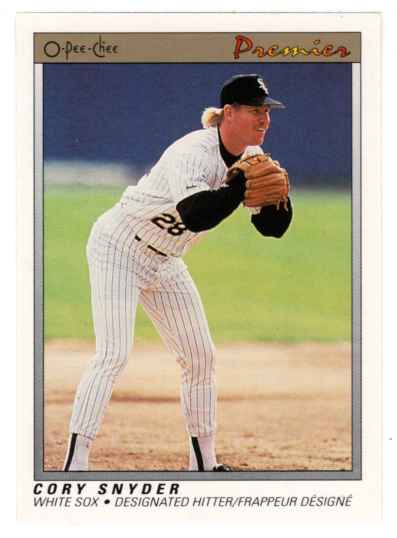 Cory Snyder - Chicago White Sox (MLB Baseball Card) 1991 O-Pee-Chee Premier # 113 NM/MT