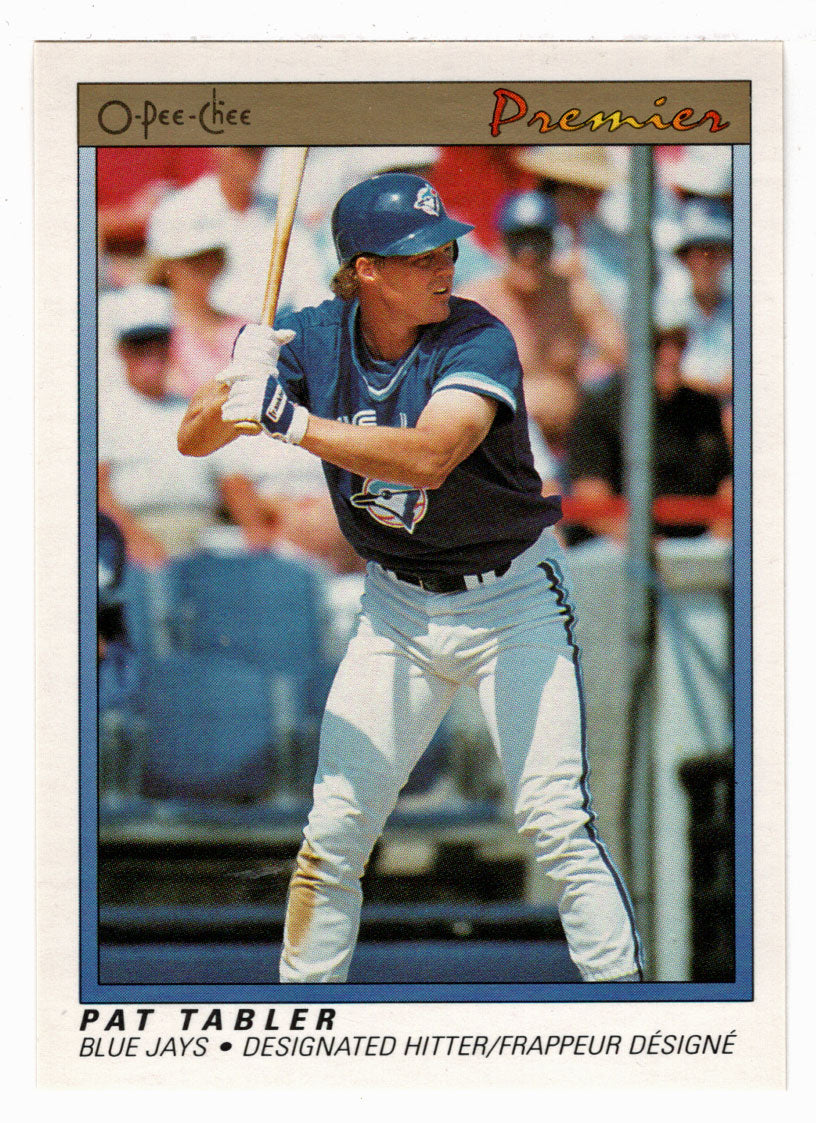 Pat Tabler - Toronto Blue Jays (MLB Baseball Card) 1991 O-Pee-Chee Premier # 118 NM/MT