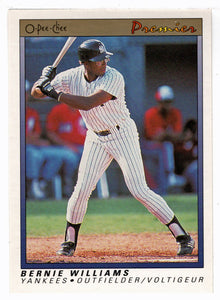 Bernie Williams - New York Yankees (MLB Baseball Card) 1991 O-Pee-Chee Premier # 128 NM/MT