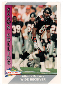 Shawn Collins - Atlanta Falcons (NFL Football Card) 1991 Pacific # 8 Mint