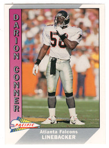 Darion Conner - Atlanta Falcons (NFL Football Card) 1991 Pacific # 9 Mint