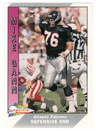 Mike Gann - Atlanta Falcons (NFL Football Card) 1991 Pacific # 12 Mint