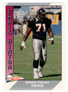 Chris Hinton - Atlanta Falcons (NFL Football Card) 1991 Pacific # 14 Mint