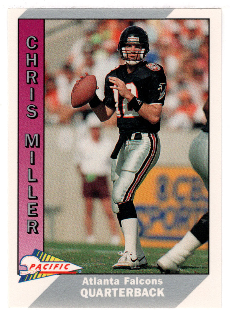 Chris Miller - Atlanta Falcons (NFL Football Card) 1991 Pacific # 16 Mint