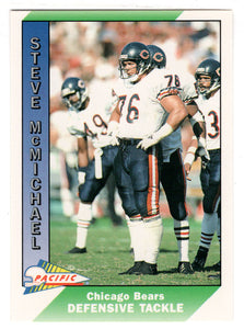 Steve McMichael - Chicago Bears (NFL Football Card) 1991 Pacific # 56 Mint