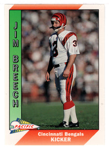 Jim Breech - Cincinnati Bengals (NFL Football Card) 1991 Pacific # 59 Mint