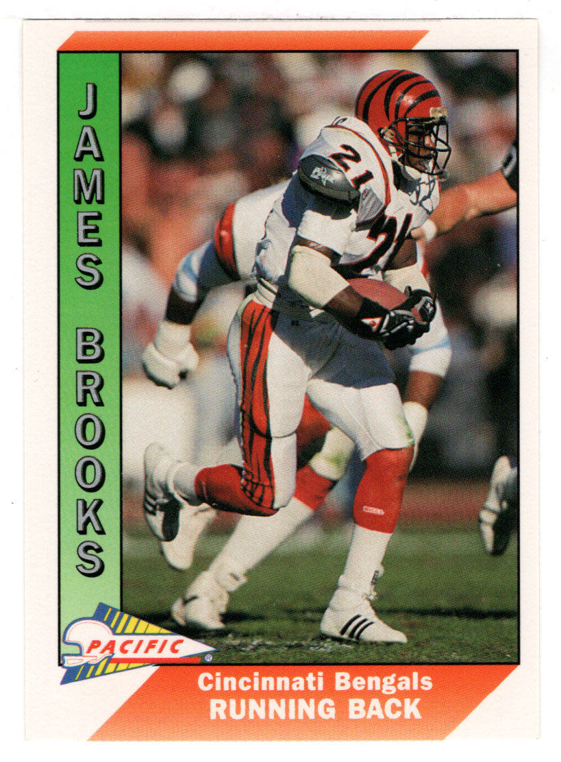 James Brooks - Cincinnati Bengals (NFL Football Card) 1991 Pacific # 60 Mint