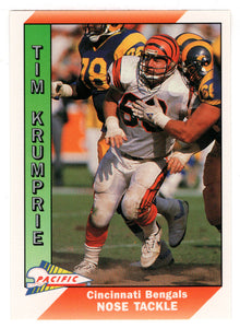 Tim Krumrie - Cincinnati Bengals (NFL Football Card) 1991 Pacific # 70 Mint