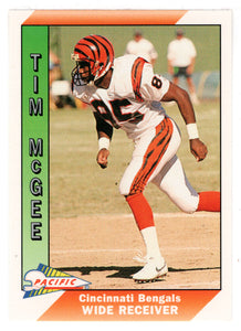 Tim McGee - Cincinnati Bengals (NFL Football Card) 1991 Pacific # 71 Mint