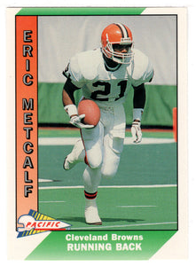 Eric Metcalf - Cleveland Browns (NFL Football Card) 1991 Pacific # 83 Mint