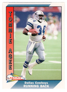 Tommie Agee - Dallas Cowboys (NFL Football Card) 1991 Pacific # 92 Mint