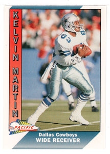 Kelvin Martin - Dallas Cowboys (NFL Football Card) 1991 Pacific # 100 Mint