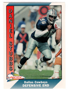 Daniel Stubbs - Dallas Cowboys (NFL Football Card) 1991 Pacific # 108 Mint