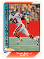 Steve Atwater - Denver Broncos (NFL Football Card) 1991 Pacific # 111 Mint