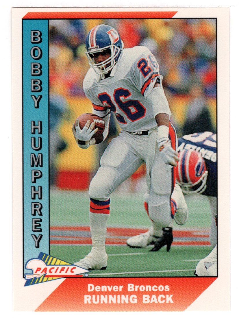 Bobby Humphrey - Denver Broncos (NFL Football Card) 1991 Pacific # 117 Mint