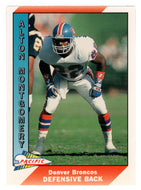 Alton Montgomery - Denver Broncos (NFL Football Card) 1991 Pacific # 123 Mint