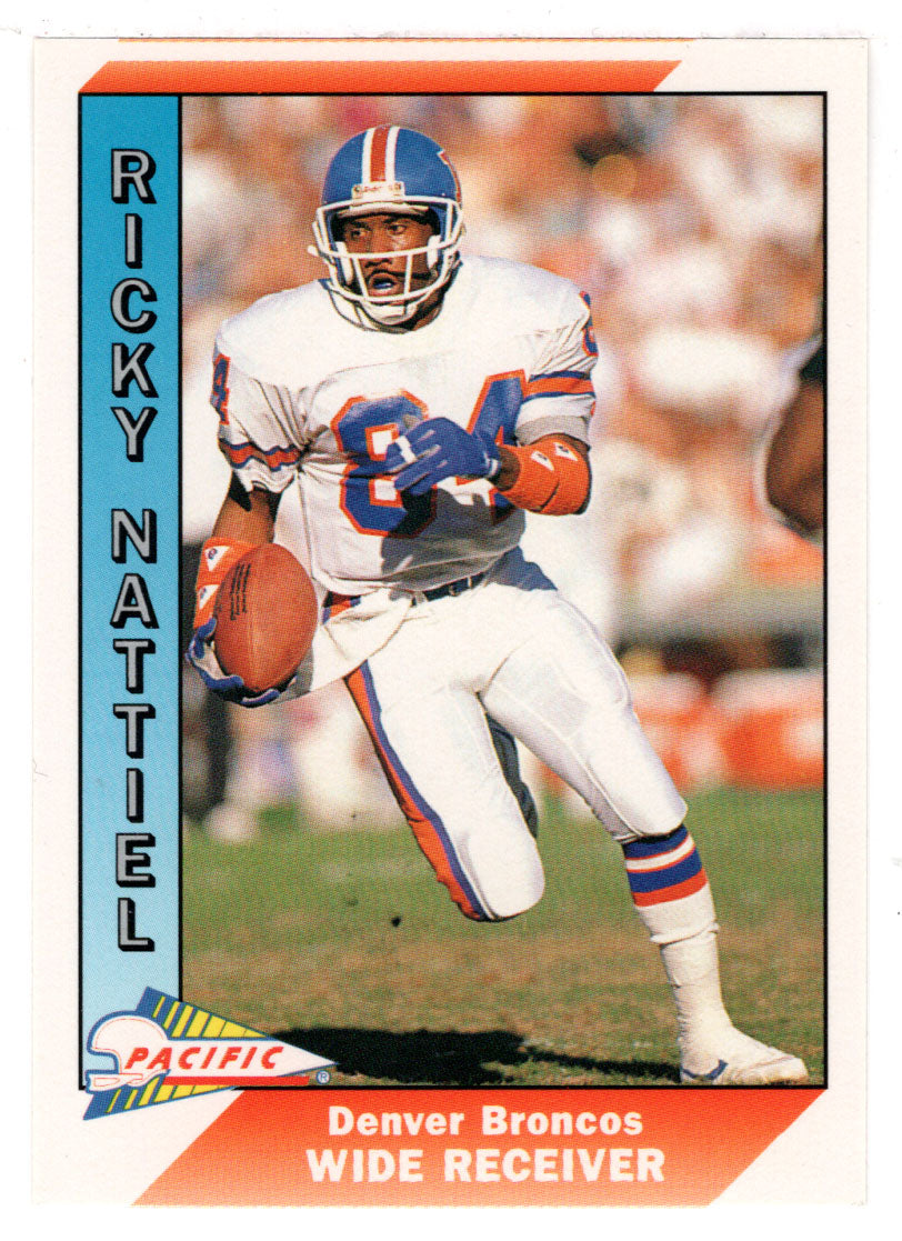 Ricky Nattiel - Denver Broncos (NFL Football Card) 1991 Pacific # 124 Mint