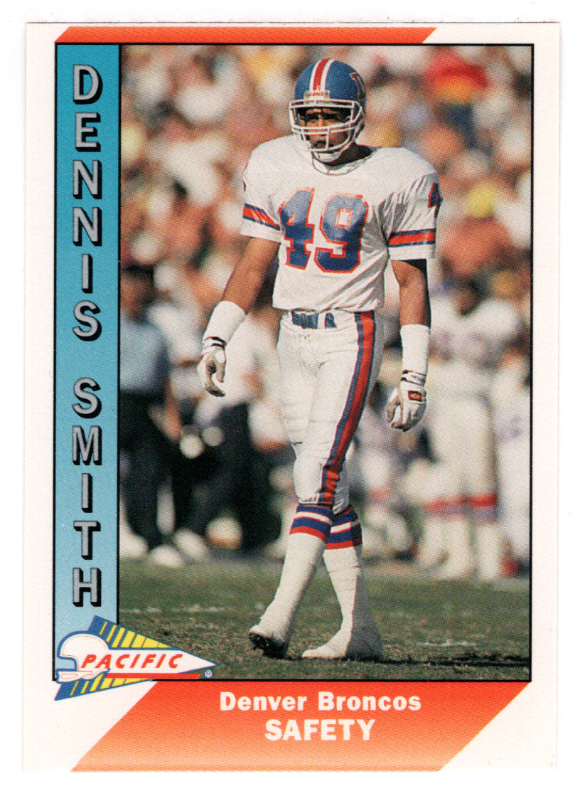 Dennis Smith - Denver Broncos (NFL Football Card) 1991 Pacific # 127 Mint