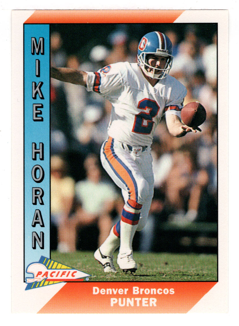 Mike Horan - Denver Broncos (NFL Football Card) 1991 Pacific # 129 Mint