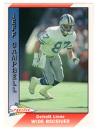 Jeff Campbell - Detroit Lions (NFL Football Card) 1991 Pacific # 133 Mint