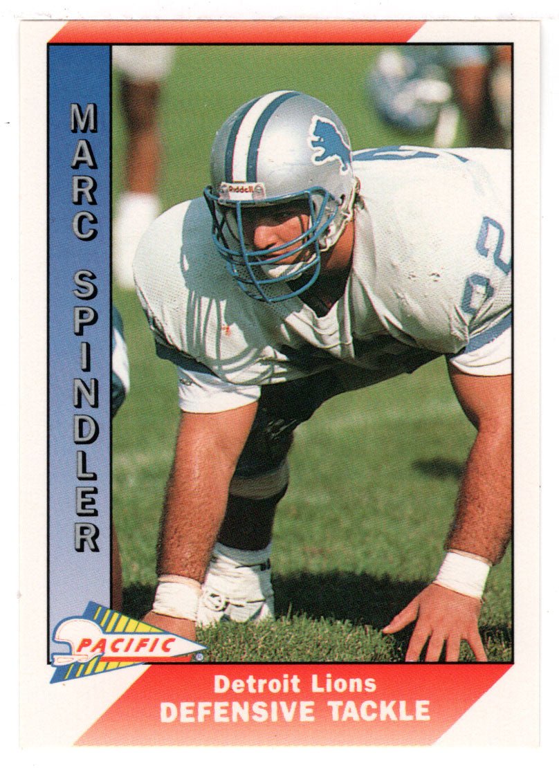 Marc Spindler - Detroit Lions (NFL Football Card) 1991 Pacific # 146 Mint