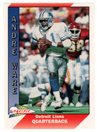 Andre Ware - Detroit Lions (NFL Football Card) 1991 Pacific # 147 Mint