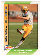 Chris Jacke - Green Bay Packers (NFL Football Card) 1991 Pacific # 157 Mint