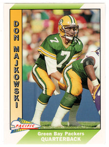 Don Majkowski - Green Bay Packers (NFL Football Card) 1991 Pacific # 160 Mint