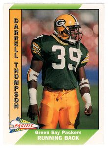 Darrell Thompson - Green Bay Packers (NFL Football Card) 1991 Pacific # 167 Mint