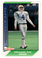 Dean Biasucci - Indianapolis Colts (NFL Football Card) 1991 Pacific # 189 Mint