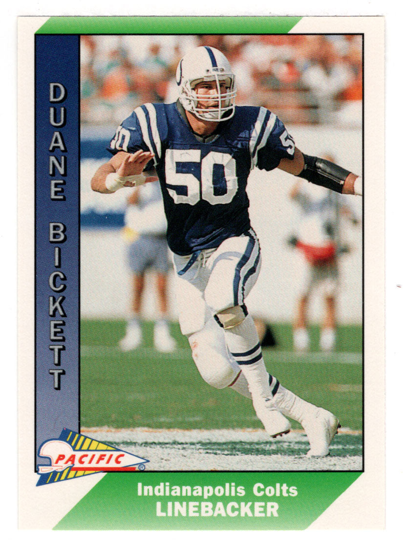 Duane Bickett - Indianapolis Colts (NFL Football Card) 1991 Pacific # 190 Mint