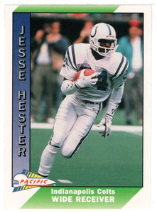 Jessie Hester - Indianapolis Colts (NFL Football Card) 1991 Pacific # 196 Mint