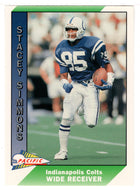 Stacey Simmons - Indianapolis Colts (NFL Football Card) 1991 Pacific # 198 Mint