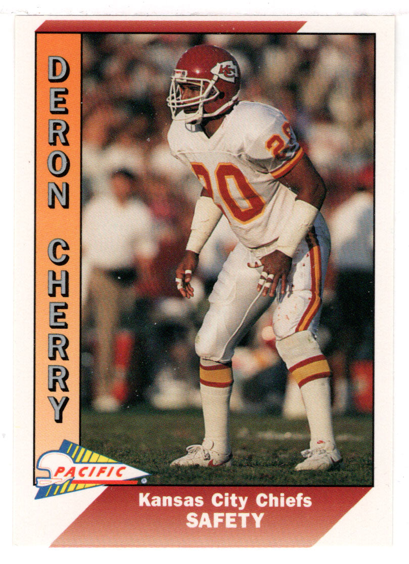 Deron Cherry - Kansas City Chiefs (NFL Football Card) 1991 Pacific # 206 Mint