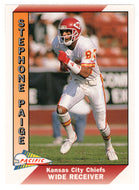 Stephone Paige - Kansas City Chiefs (NFL Football Card) 1991 Pacific # 215 Mint