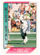 Mike Dyal - Los Angeles Raiders (NFL Football Card) 1991 Pacific # 230 Mint