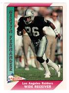 Mervyn Fernandez - Los Angeles Raiders (NFL Football Card) 1991 Pacific # 231 Mint