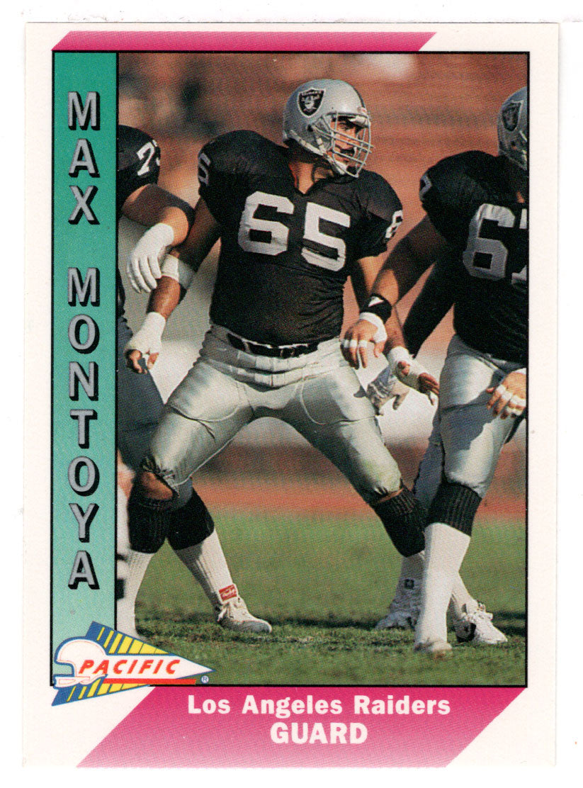 Max Montoya - Los Angeles Raiders (NFL Football Card) 1991 Pacific # 237 Mint