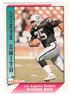 Steve Smith - Los Angeles Raiders (NFL Football Card) 1991 Pacific # 240 Mint