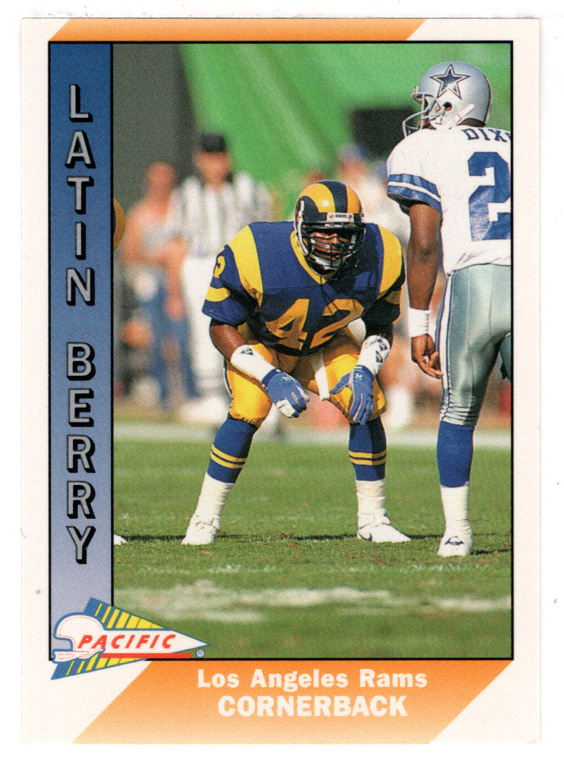 Latin Berry RC - Los Angeles Rams (NFL Football Card) 1991 Pacific # 246 Mint