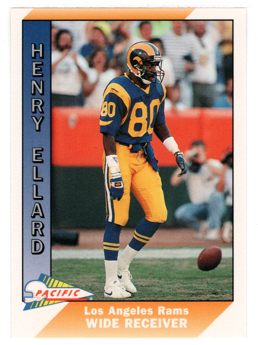 Henry Ellard - Los Angeles Rams (NFL Football Card) 1991 Pacific # 249 Mint